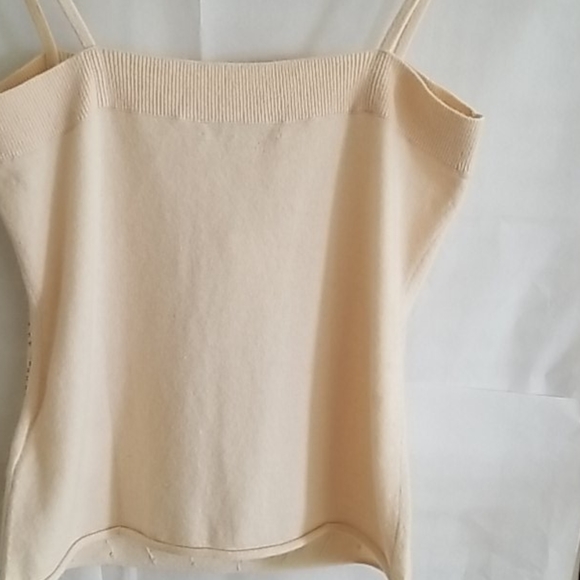 Light pink sequins spaghetti strap top - Picture 2 of 7